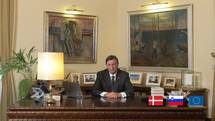 28. 4. 2020, Ljubljana – Poslanica predsednika republike njenemu velianstvu danski kraljici Margareti II in danskemu ljudstvu v skupnem boju proti koronavirusu (UPRS)